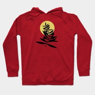 Palm Leaf and Sun Hoodie